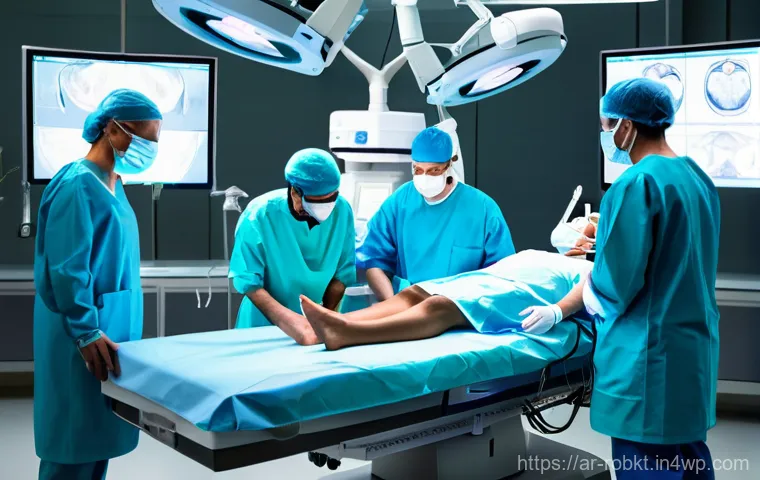 로봇 수술 시스템의 시장 동향 분석 - ### Image Prompt 1: The DaVinci Surgical System in Action