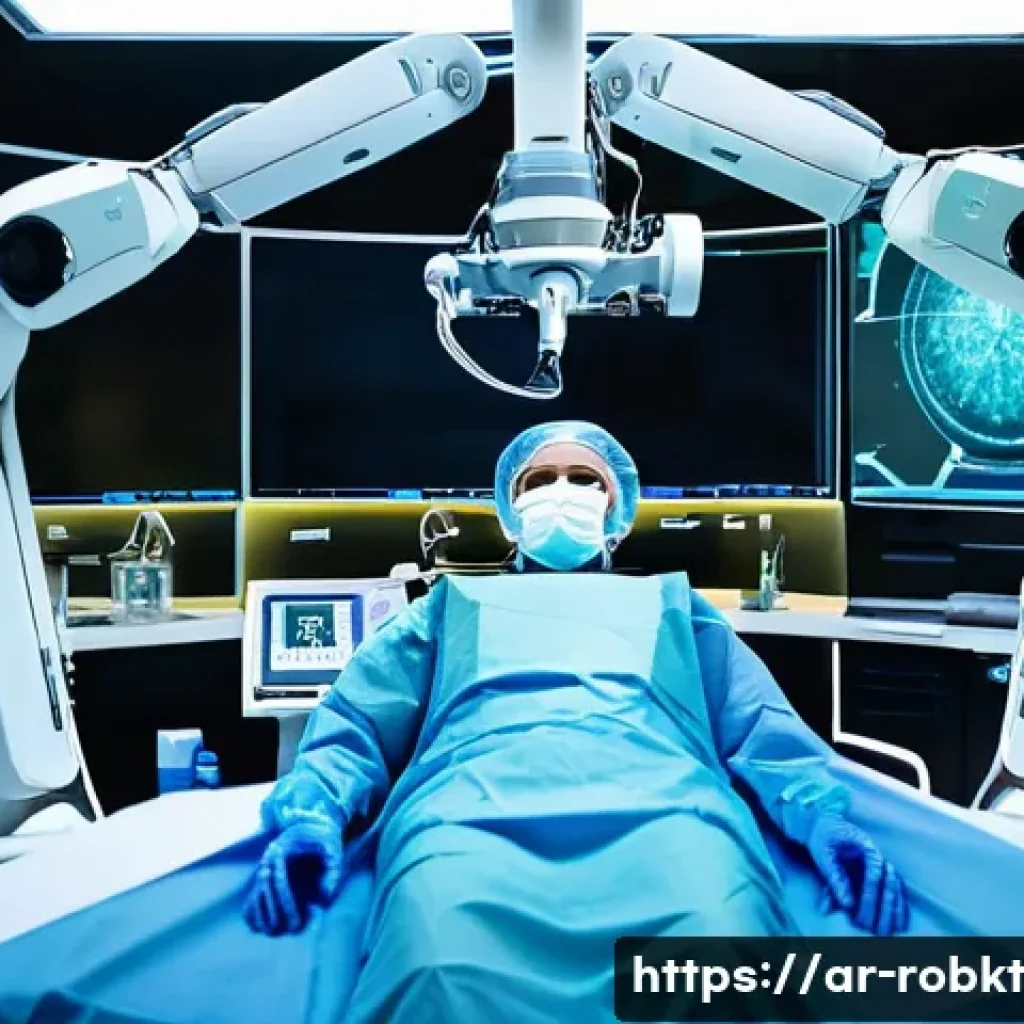 로봇 수술 시스템의 성공적인 운영을 위한 전략 - **Prompt 1: Robotic Surgery in a Modern Operating Room**
A highly skilled surgical team, compris...